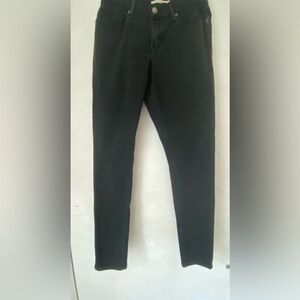 Levi’s Curvy Skinny Black Jeans with Red Tag W29 L30